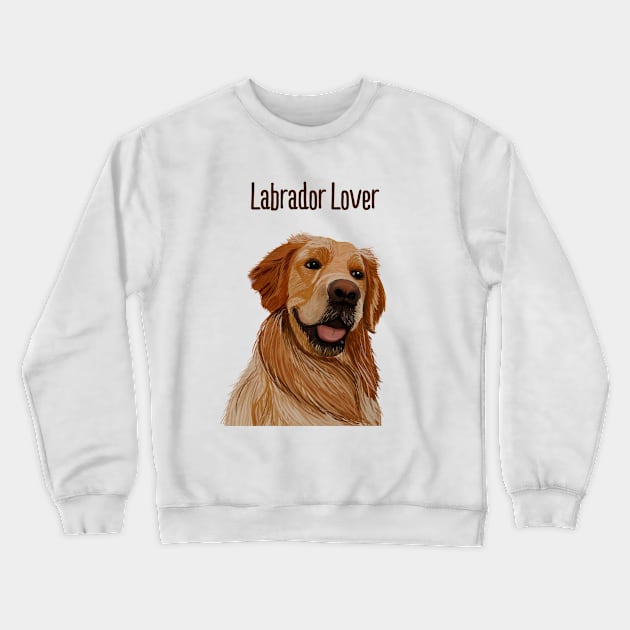 Labrador dog lover Crewneck Sweatshirt by Nastya Li